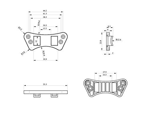 Runleader RL-HMB005 Universal Hour Meter Mounting Bracket Used for...