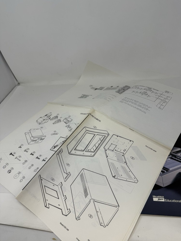 Rare Heathkit ED100 Floppy Disk Drive Assembly Manual and Schematic