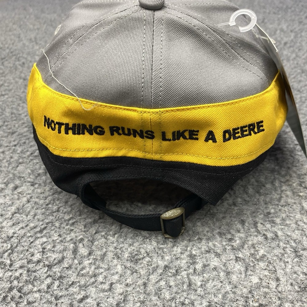 John Deere Hat Nothing Runs Like A Deere Strapback Cap