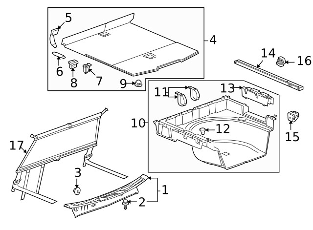 Genuine GM Cargo Net 22759250