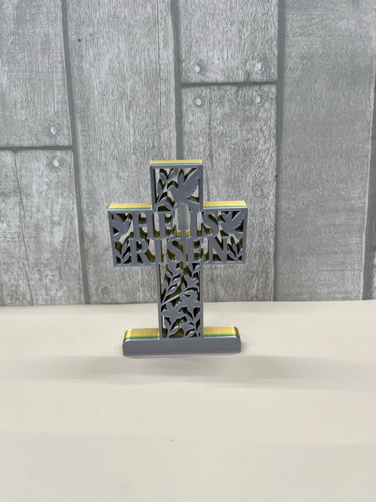 He Is Risen Christian Easter Decor