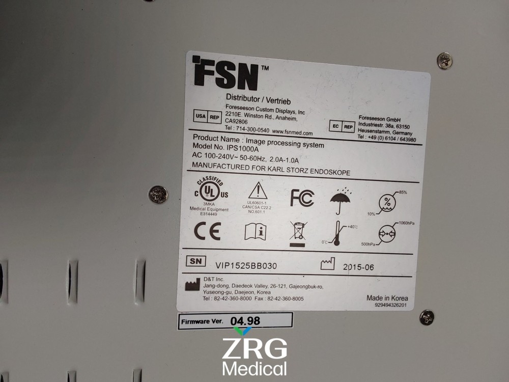 Karl Storz IPS1000A Image Processing System