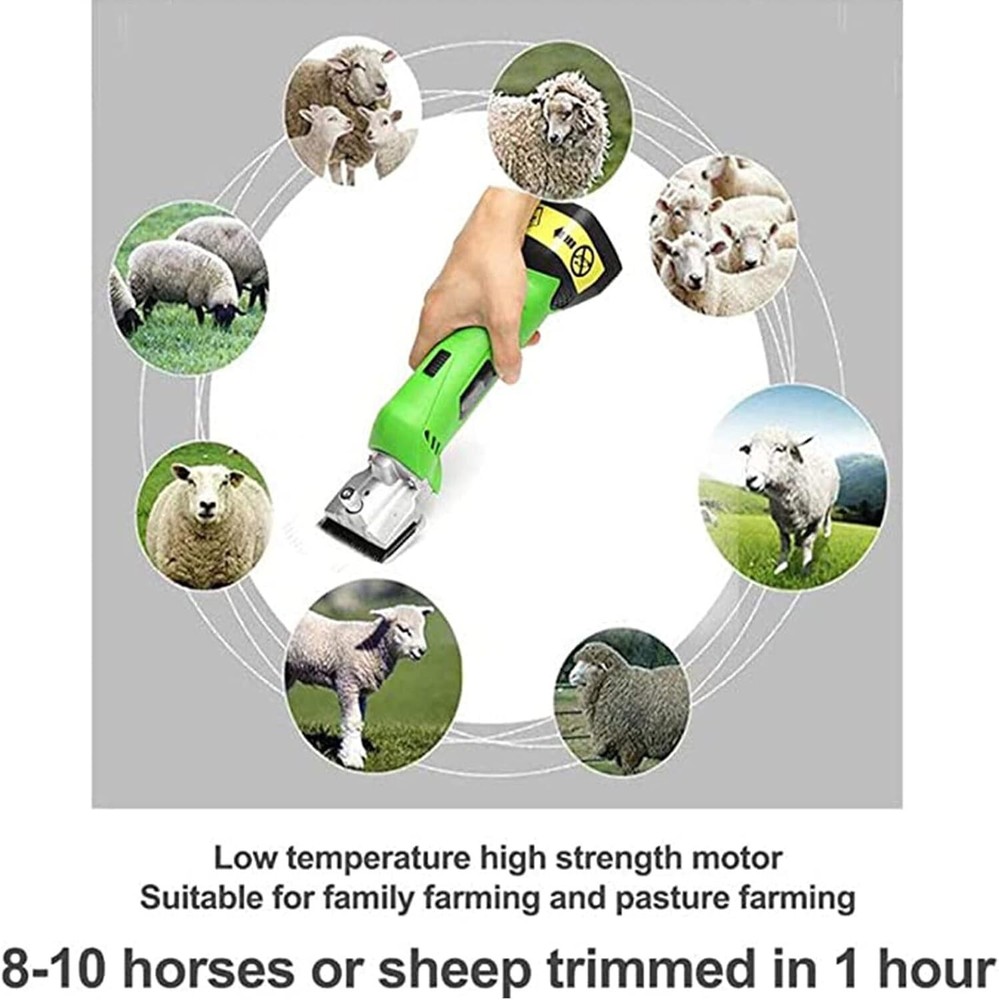 Professional Cordless Electric Sheep Shearing Machine, 200W Lithium Battery