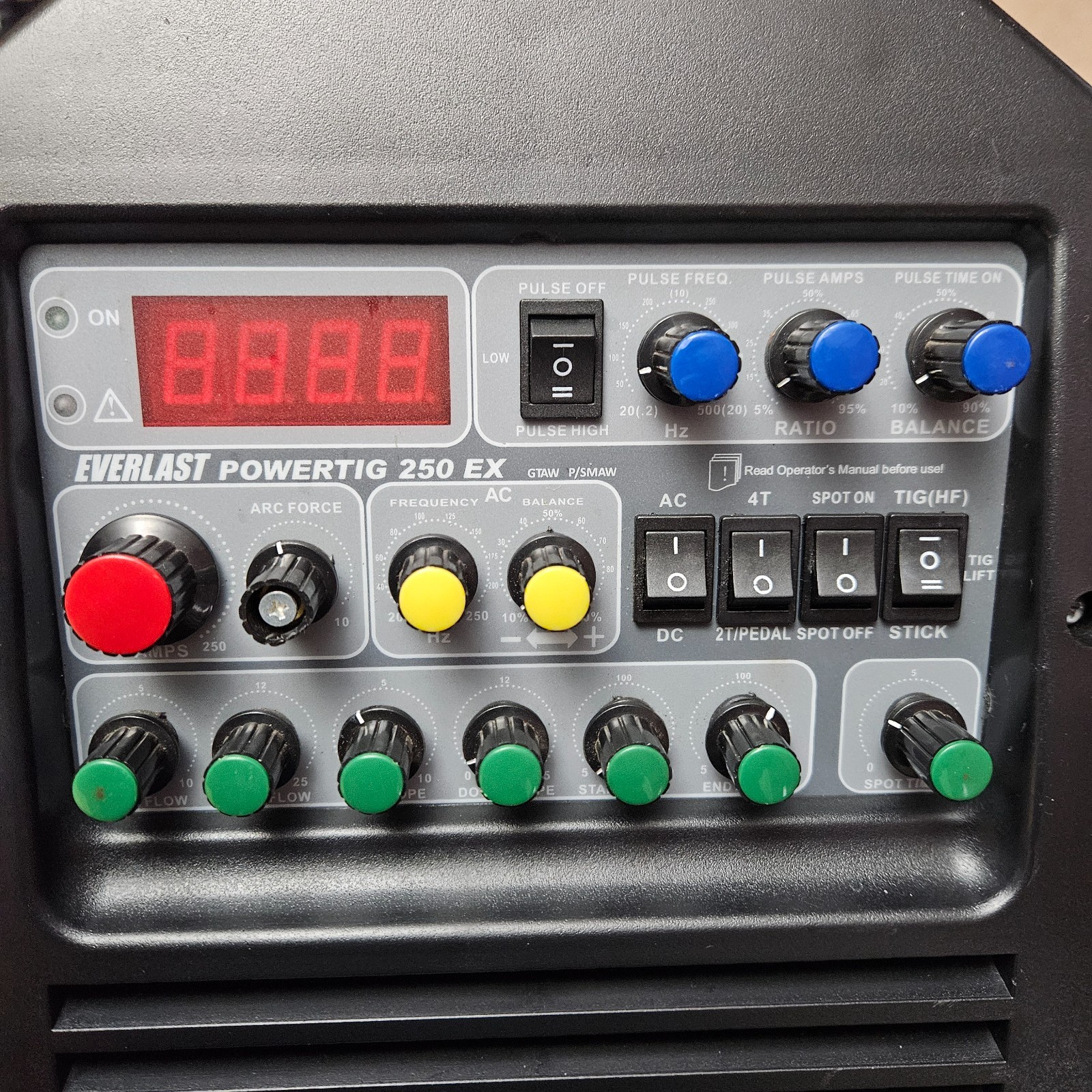 NEW/NEVER USED - Everlast PowerTIG 250EX 250AMP AC/DC TIG STICK PULSE WELDER alu