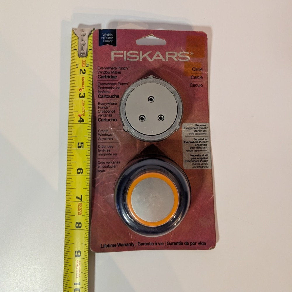 Fiskars Circle Everywhere Punch Cartridge Window Maker, Requires Starter Set