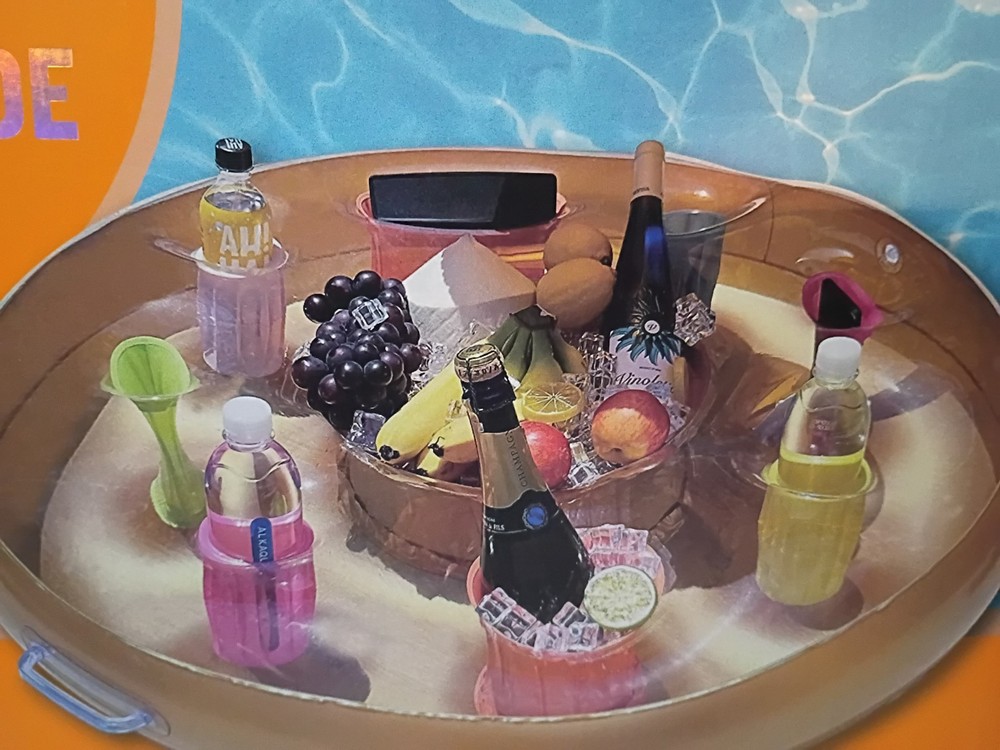 Fun Day Inflatable Swimming Pool Drink Holder Float