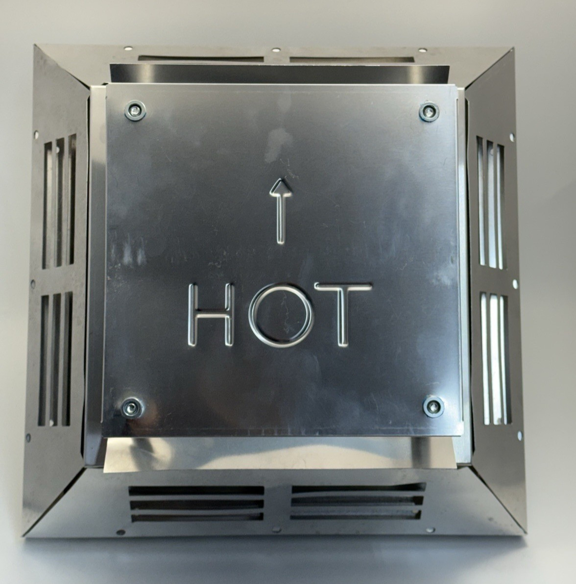 46DVA-HC Horizontal Square Stove Vent Horizontal Termination Cap 4" x 6 5/8"