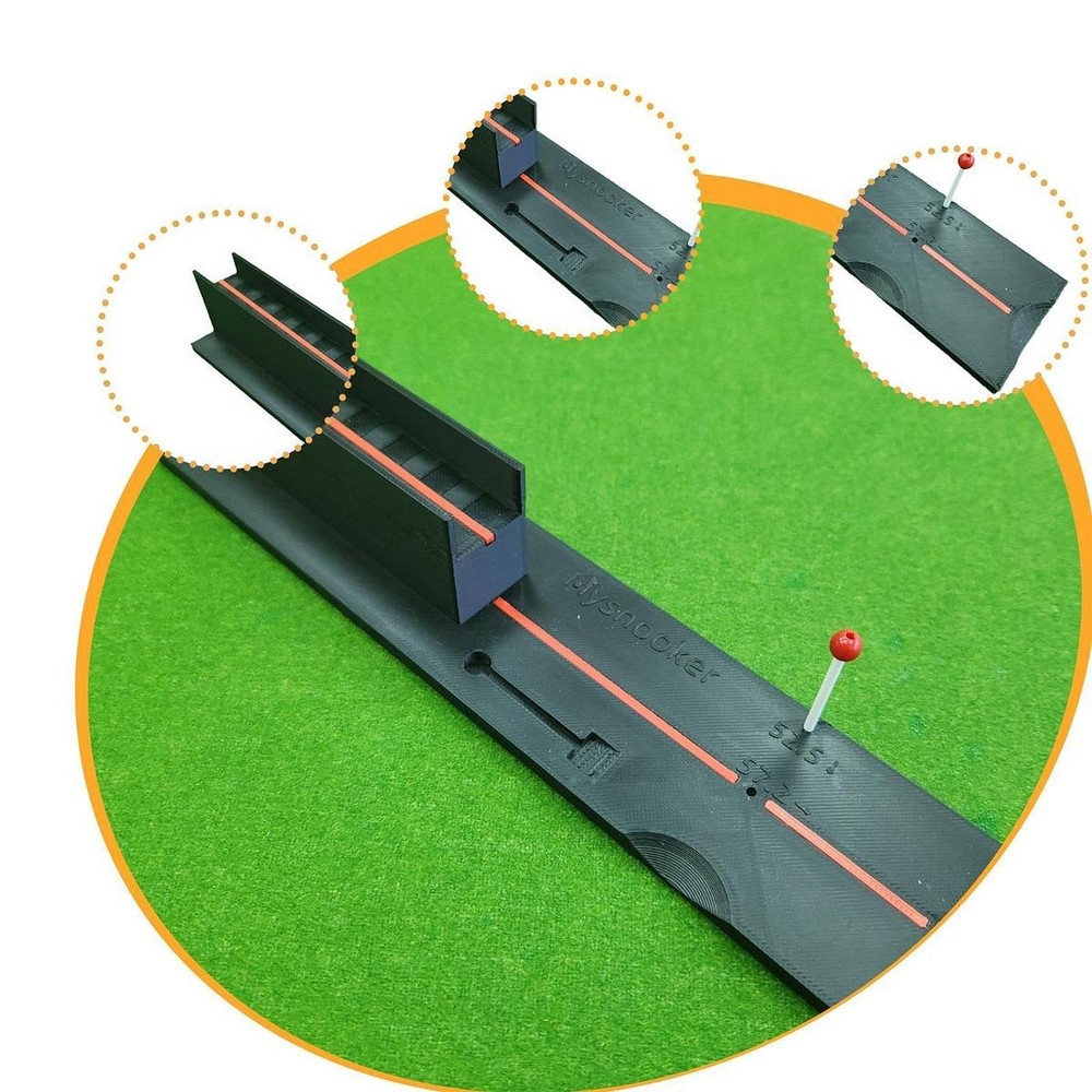 Billiard Stroke Exerciser Accessory Aiming Practice Pool Training Device