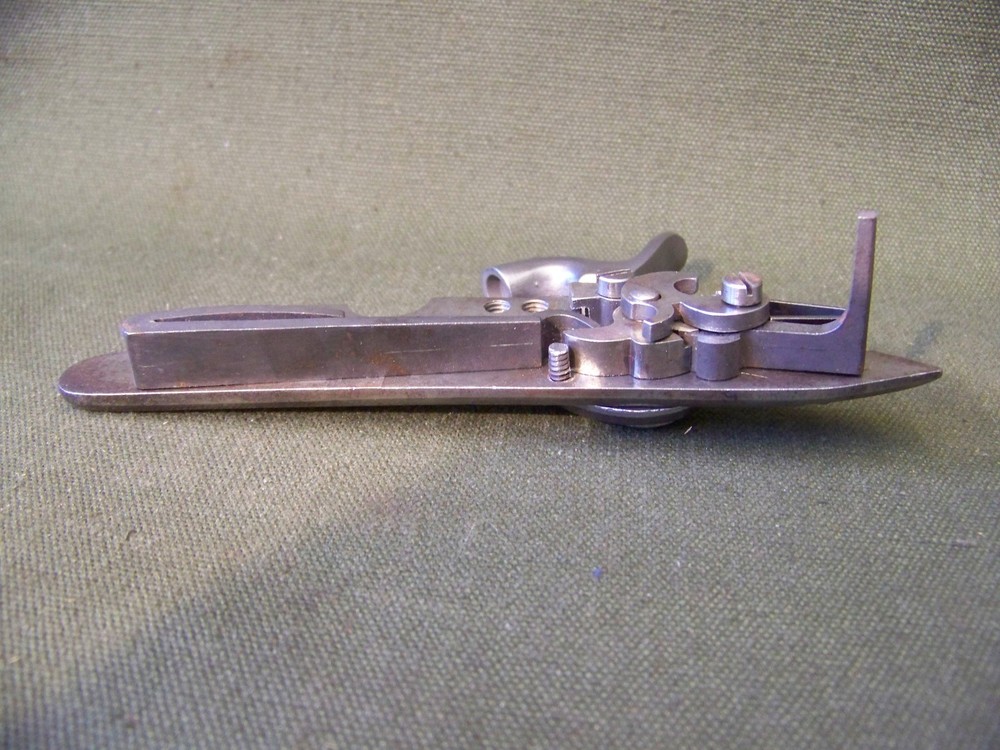 VERY GOOD-NOS Large Size Muzzle Loading Percussion Lock W/extra parts By Silers