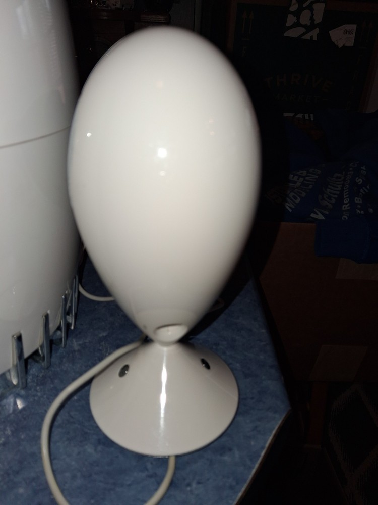 JBL Encounter 2.1 Multimedia Speaker System White Large Egg Alien Speaker Works!