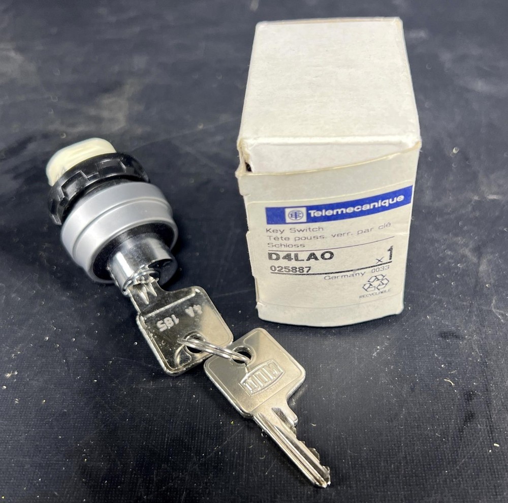 Telemecanique D4LAO, Key Switch, 025887