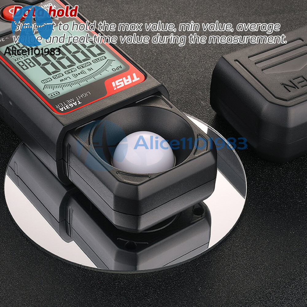 TA631A TA631B Light Meter Digital Illuminance Meter Ambient Temperature Detector