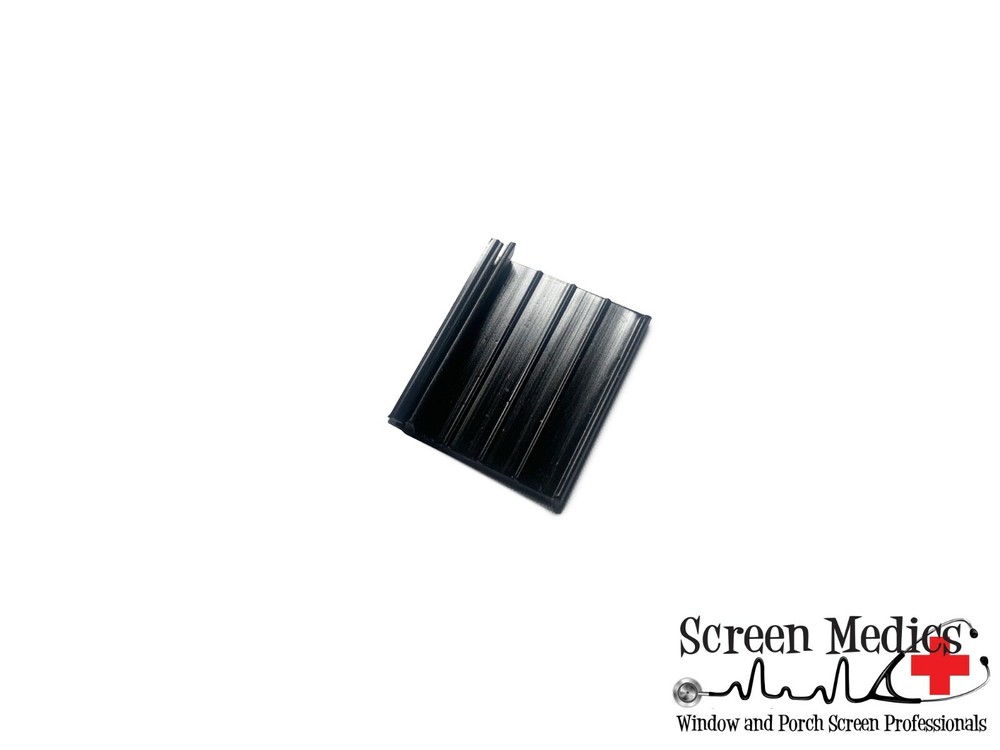 4 Pack - Black Pull Tabs for Window Screens - Hard PVC