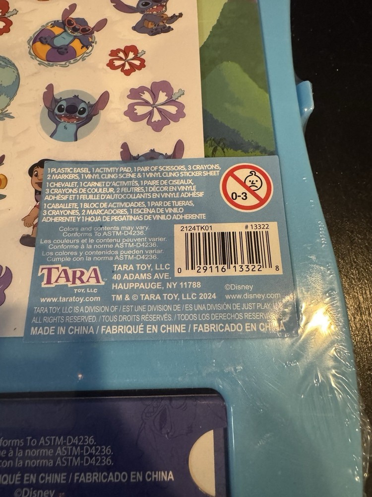 Disney STITCH Mini Activity Art Easel SET
