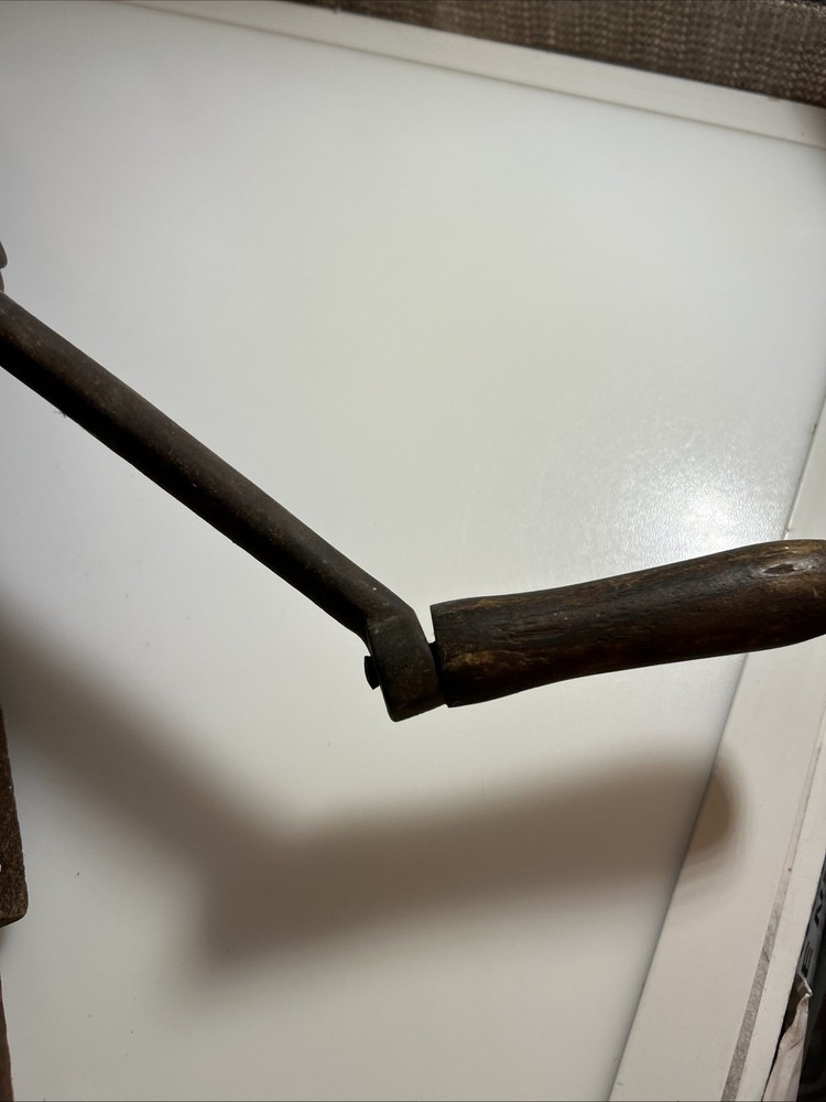Antique Wood Fruit Grape Wine Crusher See Description