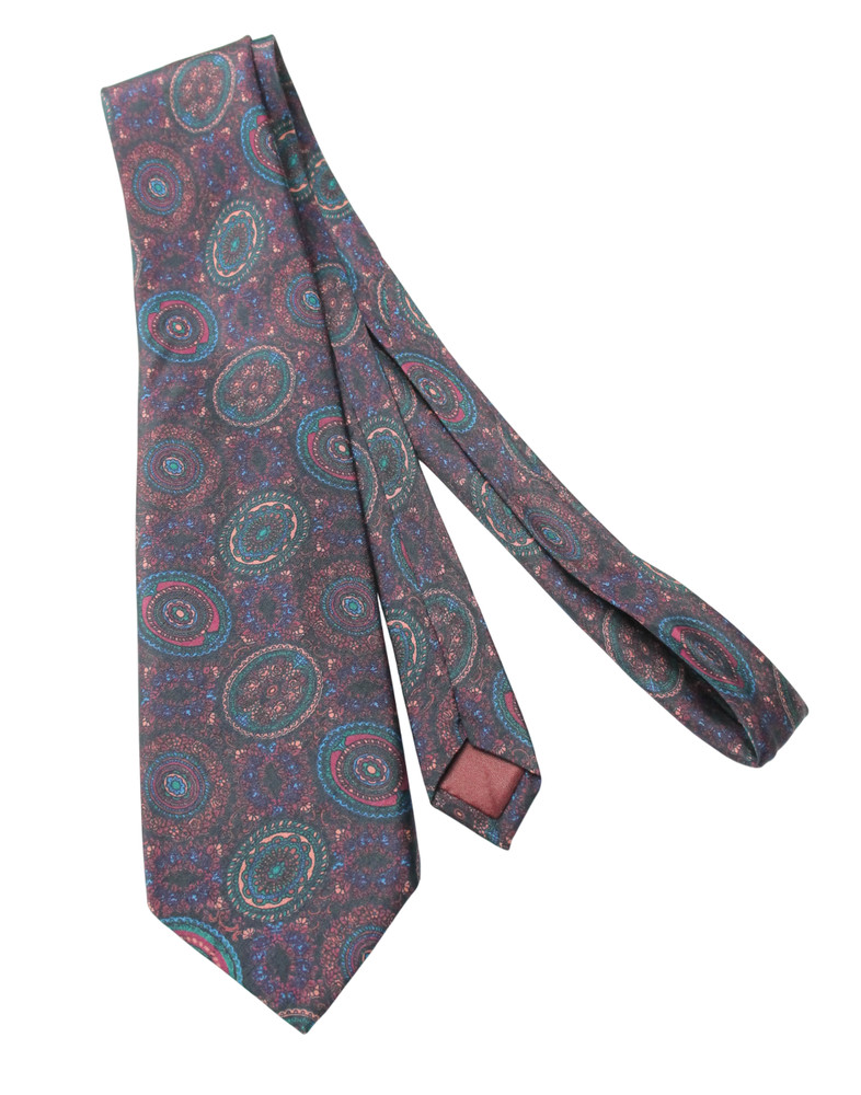 SCHUBERT MUNCHEN Tie Men's ONE SIZE Pure Silk Pointed Classic Patterned