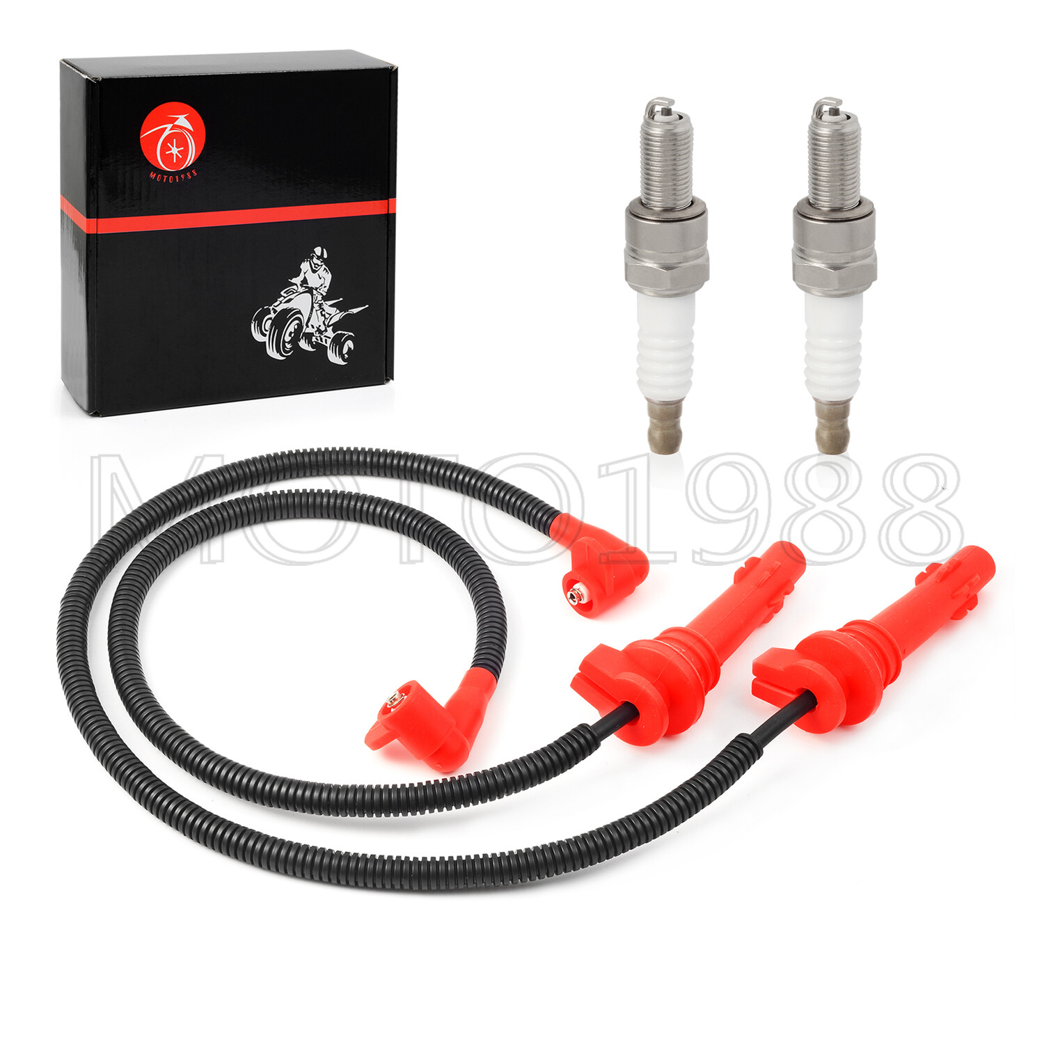 Spark plug & Wire Cap Assy for Polaris RZR XP 4 900 2011 2012 2013 2014 4012991