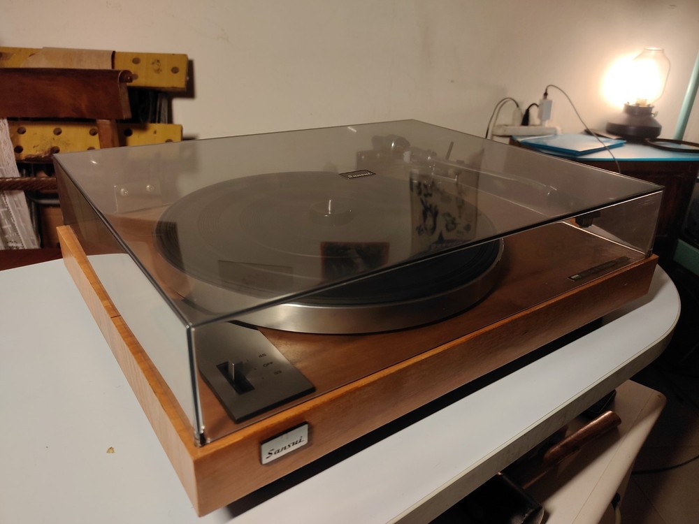 Sansui Sr-222 MK1 Turntable Restored Improved