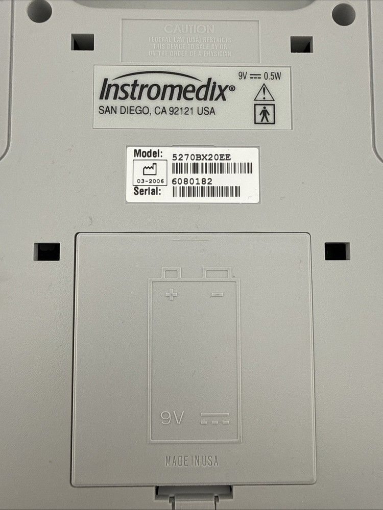 Instromedix CarryAll PDT- Model 5270BX20EE Hardcase Transmitter - Untested