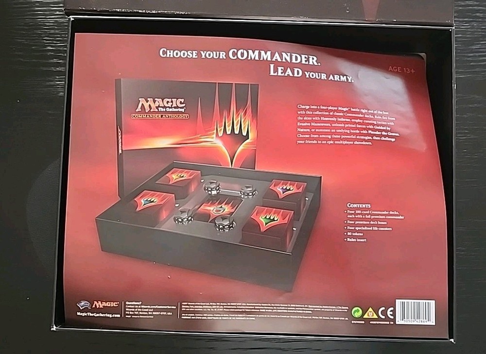 MTG COMMANDER ANTHOLOGY Volume 1 MTG OPENED SET