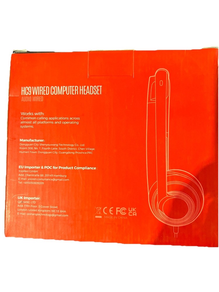 Mpow Wired Computer Headset with Microphone Call Clarity Model BH531A