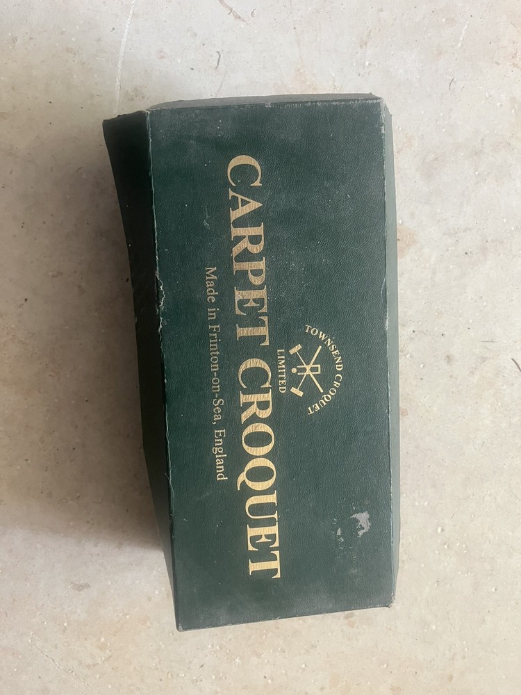 Townsend Carpet Croquet Set rare
