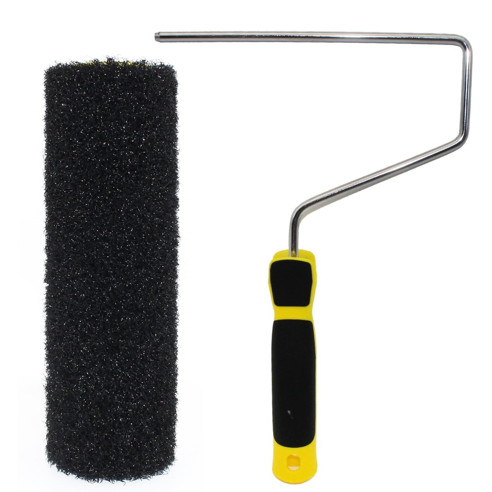 XWADJCD 9 Inch Drywall Compound Roller, Texture Roller 9 Inch, Yellow