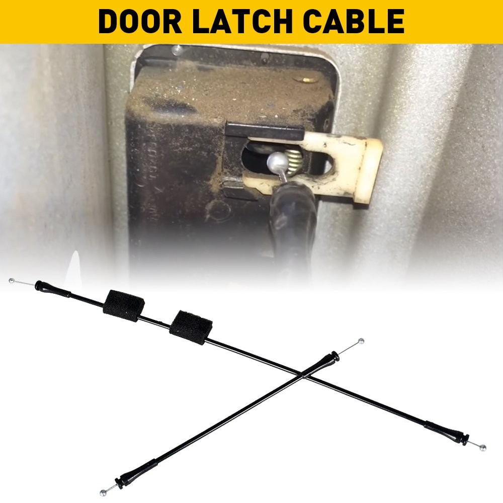 Fit E-350 E-450 E-550 Ford Latch Door Econoline Cables Side Rear Right Pair