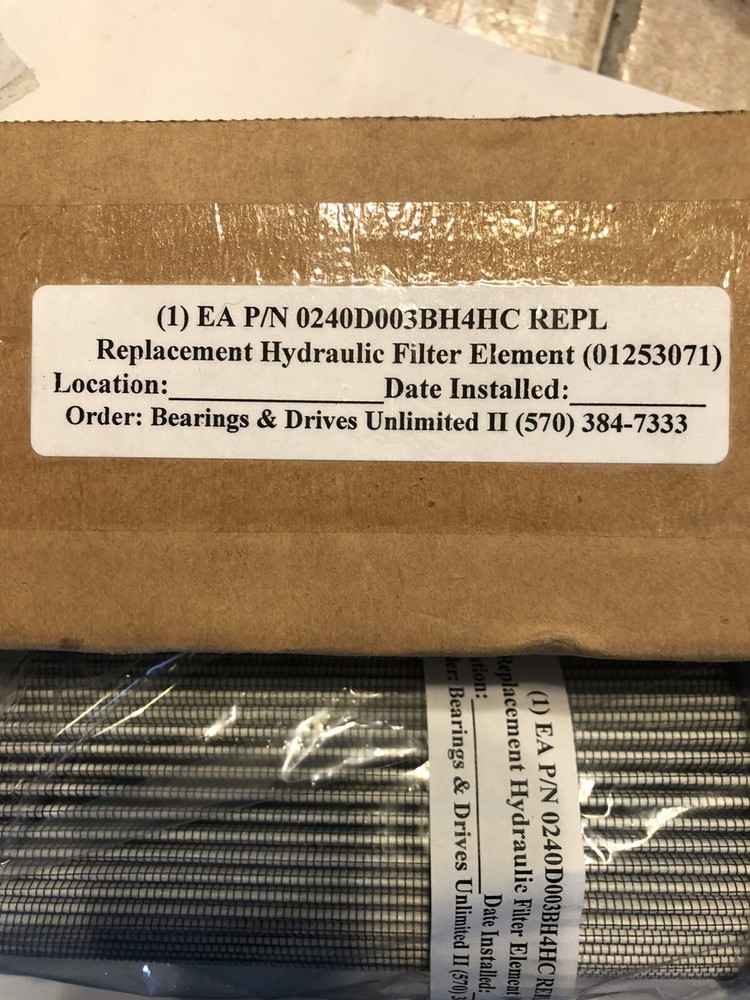 NEW HYDRAULIC METAL FILTER ELEMENT HYDAC 0240d003bh4hc 1503207