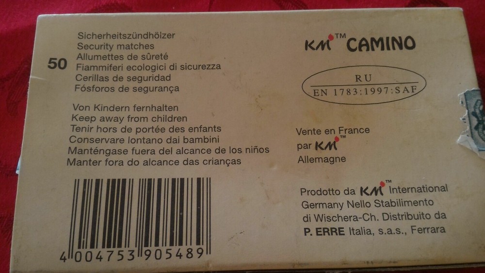 Matches 9 Cm Collector's Box