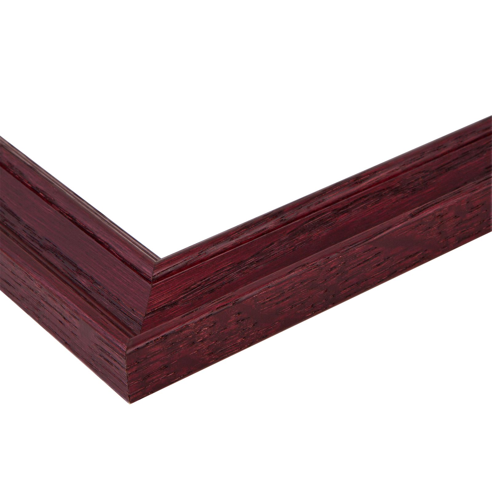 ArtToFrames 1.5" Custom Poster Frame Red Cherry Stain Wood 4333 Large