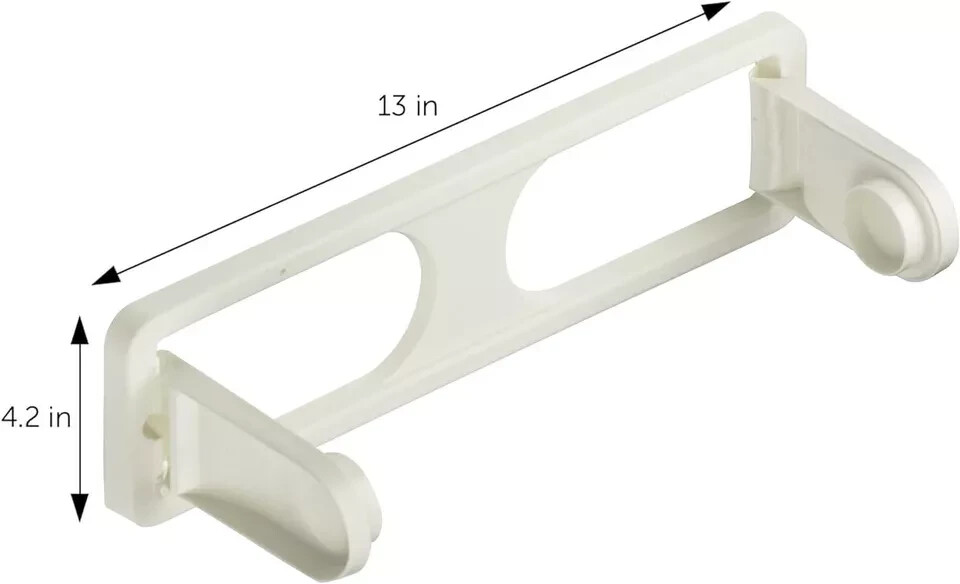 DecorRack Wall Mount Paper Towel Holder for Kitchen and Bath, Flexible
