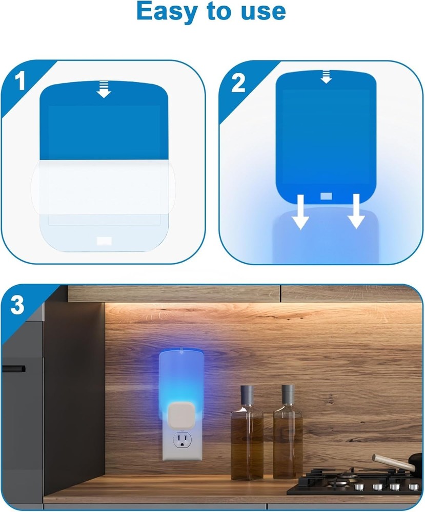20pcs Refill Cartridges for Raid Essentials and Stem Flying Insect Light Trap