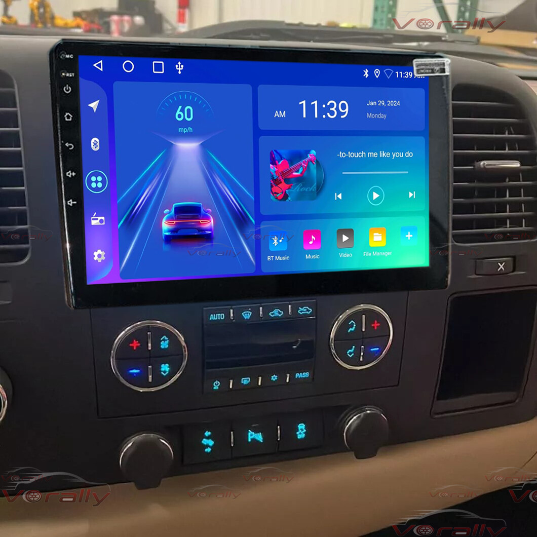 For Chevrolet Silverado 1500 2008-2013 Android 13 Carplay Radio GPS WIFI FM 32G