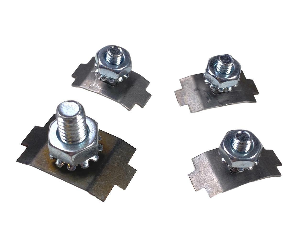 57 Chevy Dash Speaker Grille Mounting Clip Set 1957 Chevrolet New