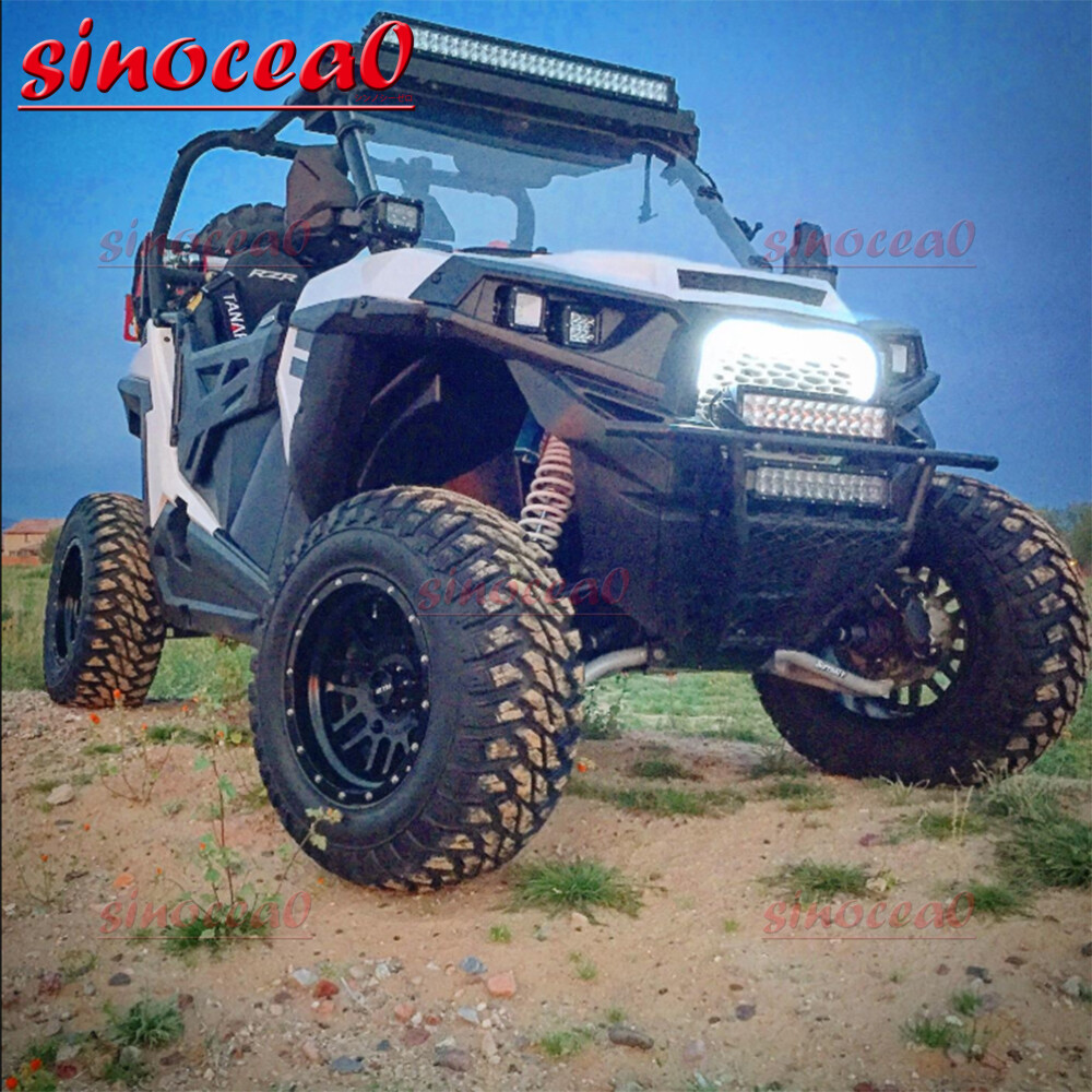 For 2014-2023 Polaris RZR 900 LED Cube Headlights Conversion Mount Upgrade Kit