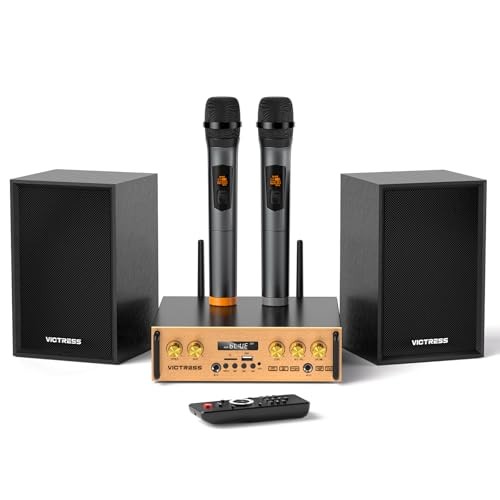 2.1 Channel Bluetooth Audio Amplifier, UHF Wireless Microphone System with