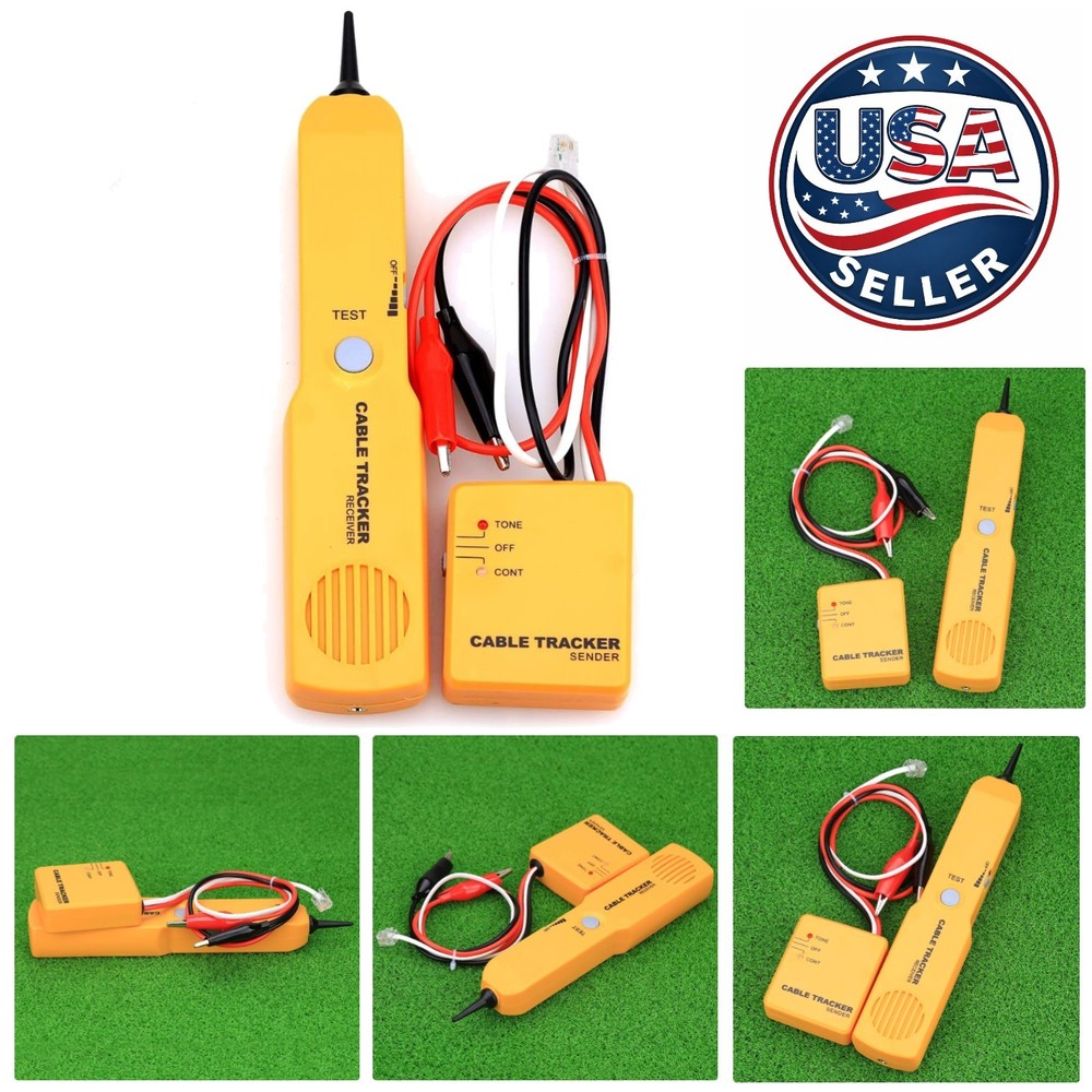 Professional Cable Finder & Tone Generator Tool - Battery Powered Tracker