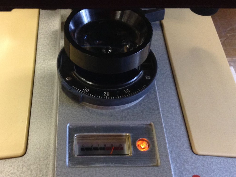 OLYMPUS - BH Microscope in excellent condition w/five objectives