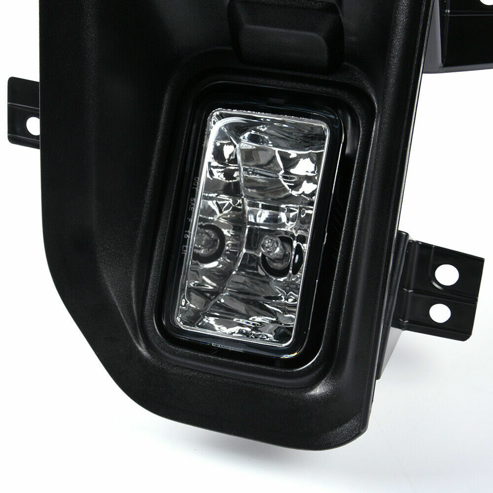Fit For 2015-2017 Ford F-150 Clear Lens Front Bumper Fog Light Driving Lamps