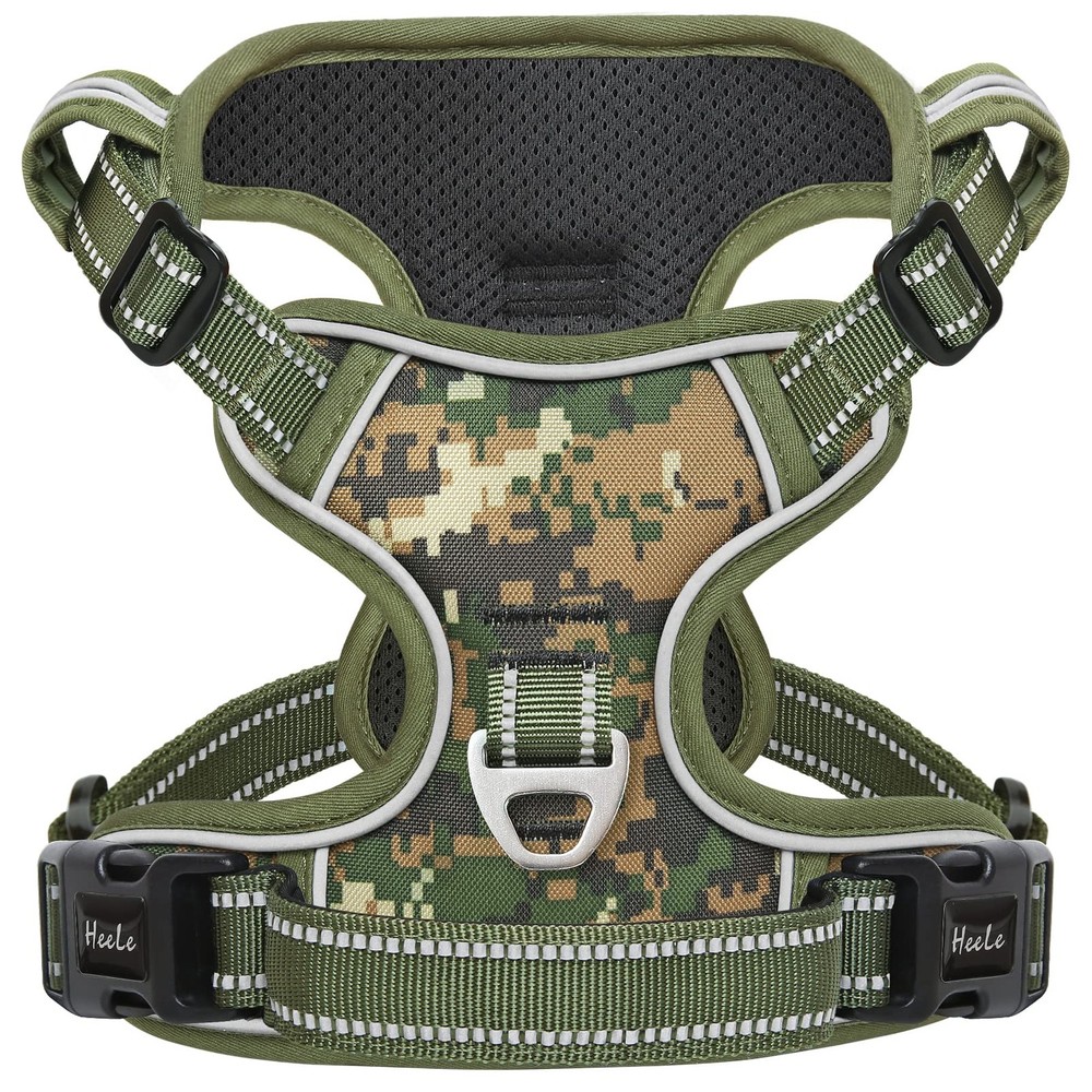 Dog Harness, No Pull Adjustable Padded Reflective Harness for Small Medium La...