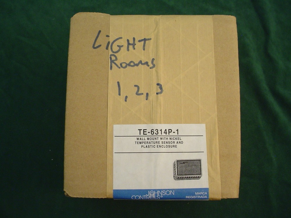 Johnson Controls Wall Mount Temp Sensor TE-6314P-1 Free Shipping