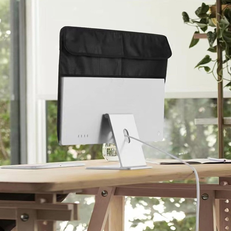 Lightweight Dustproof Computer Sleeve Three Storage Pockets for 24inch Device