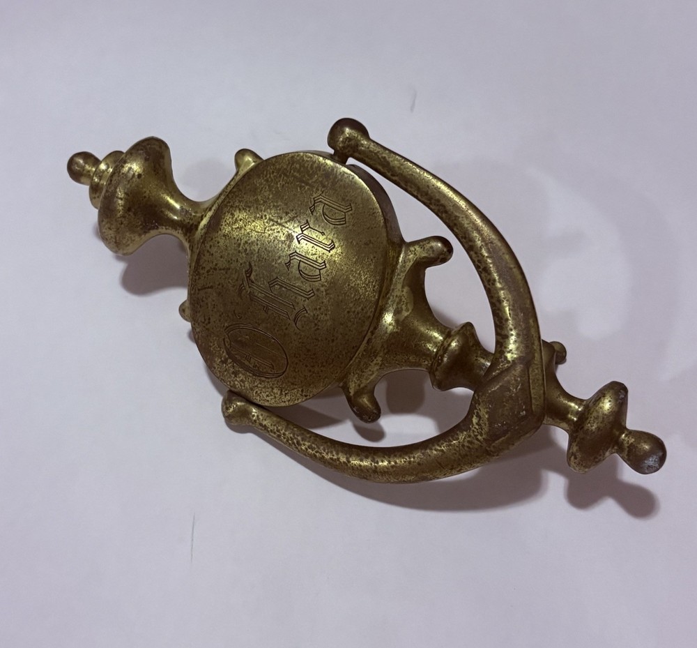 Vintage Things Remembered Solid Brass Door Knocker Engraved “O’hara” Decor X