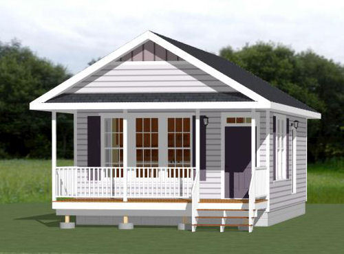 18x30 Tiny House -- 540 sq ft -- PDF Floor Plan - Model 5D