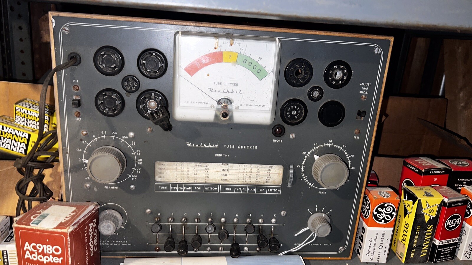 Antique Radios & Tubes. 20’s & 30’s. Also Tube Tester. Pickup.