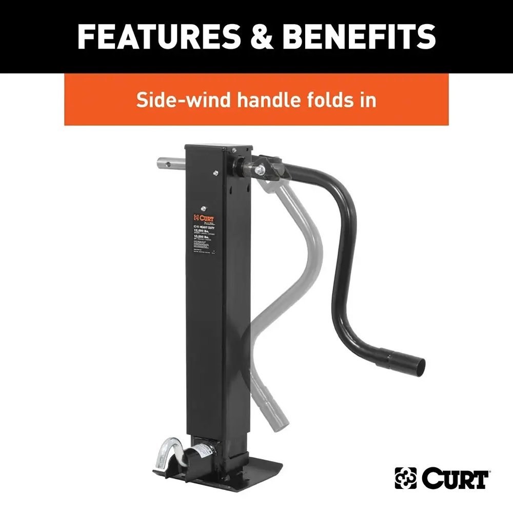 CURT Direct-Weld Square Jack