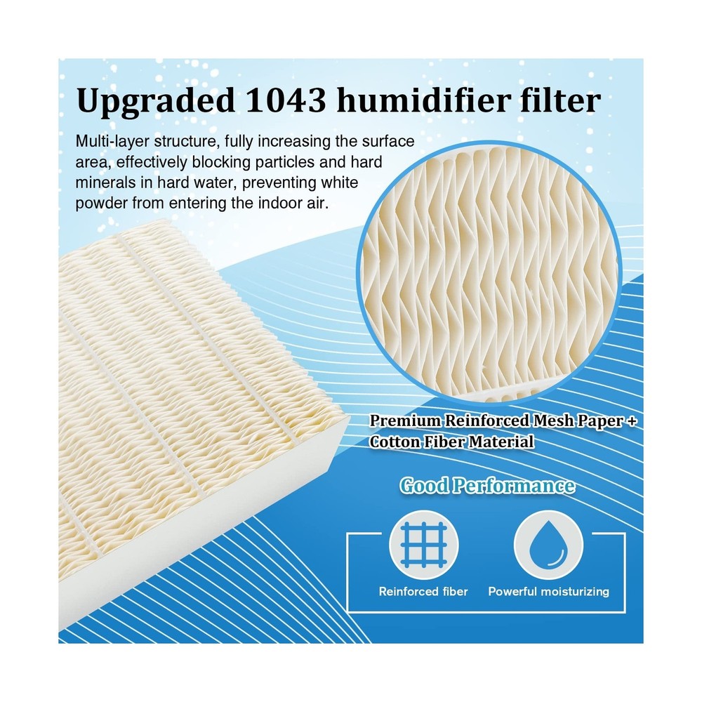 Fetechmate 2 Pack 1043 Humidifier Wick Filter Replacement for E... USA FAST SHIP