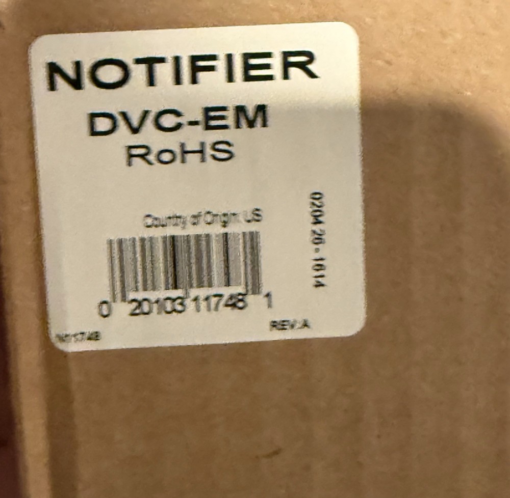 NOTIFIER  DVC-EM (New)