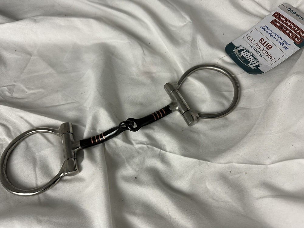 255406 TOUGH 1 SWEET IRON OFFSET DEE SNAFFLE BIT